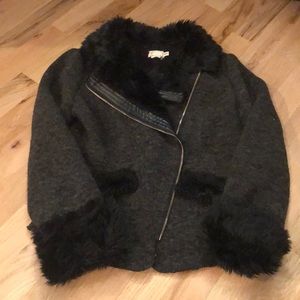 Girls grey jacket really cute